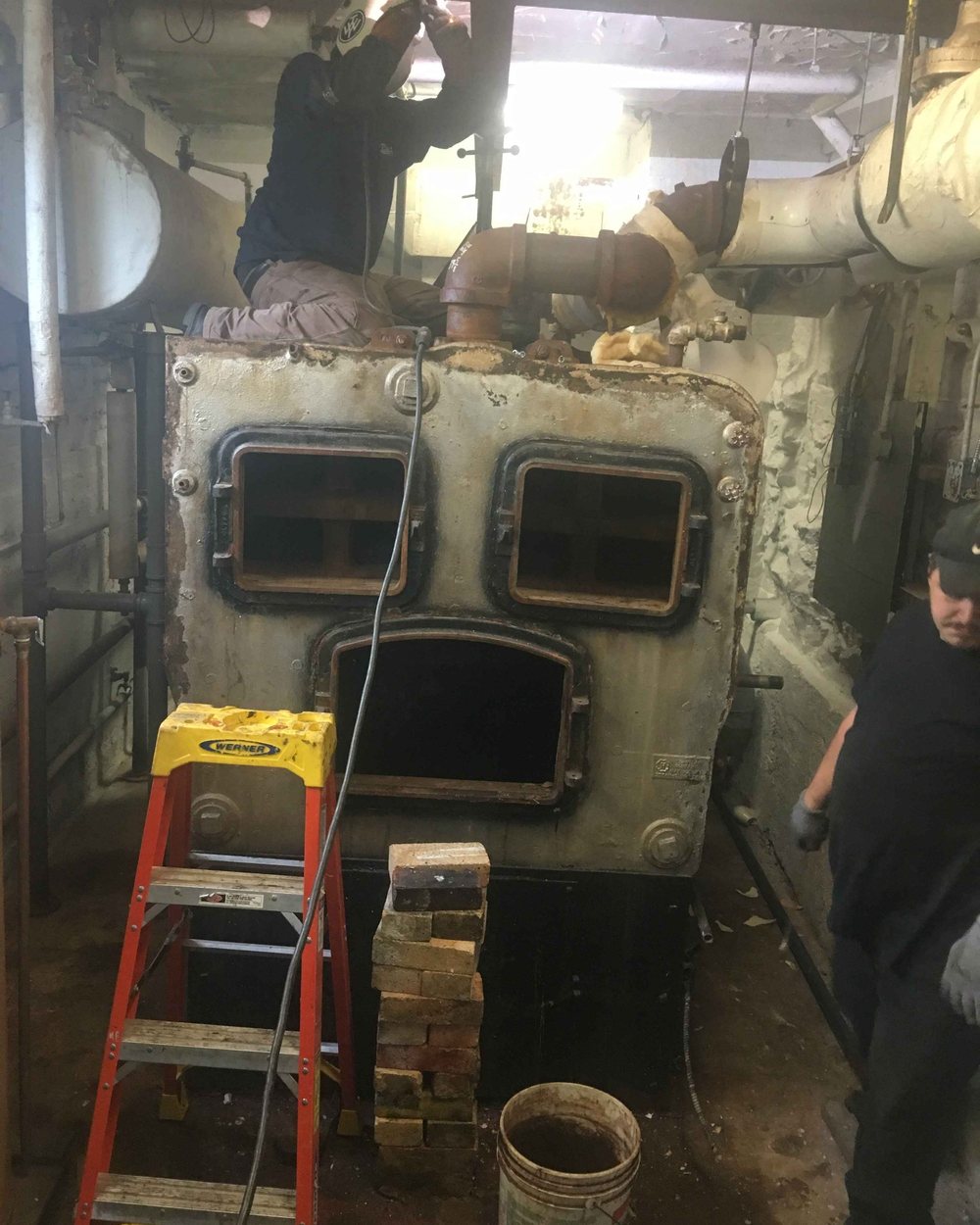 KBS commercial demolition team on site